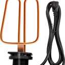 Submersible Stock Tank Heater Fit for rubbermaid Stock Tanks, 1500W Deicer, Thermostatically Controlled, Rubbermaid Water Trough Heater, Water Trough Heater for Livestock, Three-Years Free Replacement