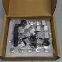 1/2x20 Lug Nuts 1/2-20 Chrome 19mm (3/4") Hex 1.38" Long Set of 20 Acorn Lug Nuts Wheel Lug Nut Fit for Jeep Wrangler JK Jeep Grand Cherokee etc