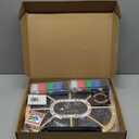 Michigan Rummy Board Game Deluxe Set: Wooden Michigan Rummy Game Board, with 200 Pcs Chips, 1 Deck of Poker,1 Storage Bag, 1 Manual. The Perfect Blend of Rummy and Poker, Perfect for Family Game Night