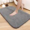 Bathroom Mat, Color Gray, 20w L28