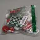 30PCS Race Car Cake Toppers - Checkered Flag Race Car Birthday Decoration with Red, Black, White Balls for Race Car Themed Birthday Party