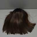 NOSTLAGIA Brown Highlight Bob Glueless Wig for Women Short Straight T Part HD Lace Front Wigs Pre Plucked Pre Cut No Glue Lace Closure Wigs for Party and Daily Use(14 Inch)