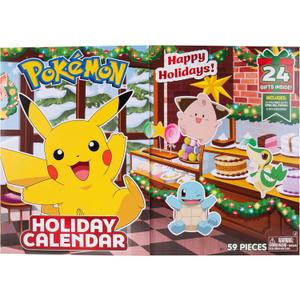 Pokmon Holiday Calendar 2025 Features 16 2Inch Battle Figures with Special Finish