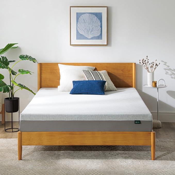 Zinus 6 Inch Queen Ultima Memory Foam Mattress, Medium Firm Feel
Fiberglass Free, Breathable Airflow Memory Foam, CertiPUR-US & OEKO-TEX Certified Safe Materials, Mattress in A Box