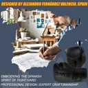 Boxing Gloves for Men & Women Pro Training | Wrist Protection 15 Hook & Loop | Triple Latex Padding | PU Leather for Muay Thai MMA Kickboxing Sparring|Sizes 10-16 oz (Black)