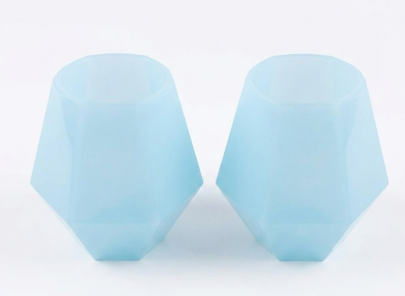 Wine2Go Diamond Silicone Wine Glasses 9oz