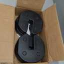 US Weight 40 Pound Canopy Weight Set of 4 and Carry Strap with No-Pinch Design - Easy Installation and Removal to Secure Tents, Canopies, and Umbrellas at Outdoor Events