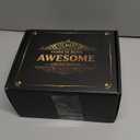 40th Birthday Gifts for Men, 6 Pcs Cool Birthday Gifts Ideas with Whiskey Glass with Frozen Stone, Funny Socks, Toilet Paper, Scented Candle, Keychain, Greeting Card for Him, Husband, Dad, Boss 2026