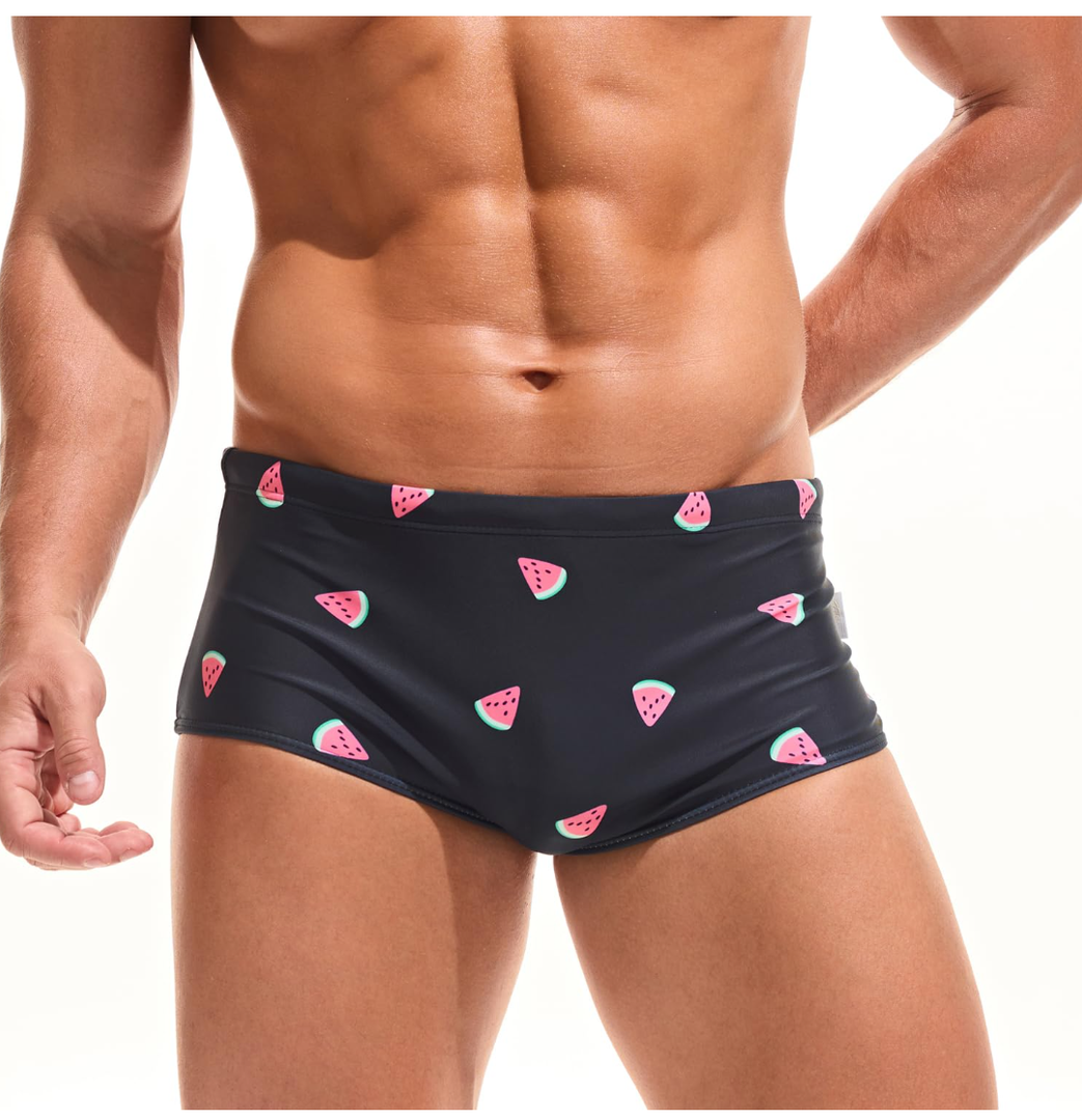 Taddlee Men's Swimwear Sexy Swim Briefs Bikini Board Surf Shorts Boxer Swimsuits, XL