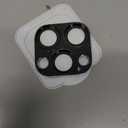 Tensea for iPhone 16 Pro/iPhone 16 Pro Max/iPhone 15 Pro/iPhone 15 Pro Max Camera Lens Protector, Metal Aluminum Alloy Tempered Glass Cover Camera Screen Protector Accessories, Case Friendly (Black Titanium)