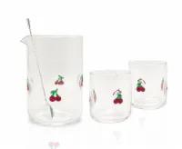 Silver One International Daisy Mixing Glass Coctail Set