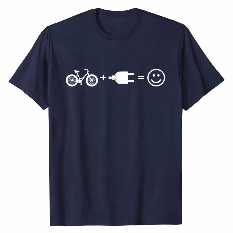 E-Bike Electric Bicycle Funny Gift T-Shirt, Size Small, Men