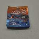 NERF Elite 2.0 20-Dart Refill Pack, 20 Official Nerf Elite 2.0 Foam Darts, Compatible with All Nerf Blasters That Use Elite Darts, Kids Stocking Stuffers (Standard)