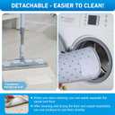 12 PCS Rug Pad Grippers, Non Slip Washable Rug Tape Grip Carpet Corner for Hardwood Floors and Tiles, Hook and Loop Pads Reusable Stoppers, Keep Area Rug Flat (White)