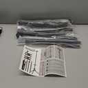 Poster Stand Heavy Duty - 2 Pack Pedestal Poster Stands for Display, Adjustable Height up to 80 Inch, Double Sided Black Floor Standing Sign Holder for Foam Board Signage