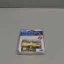 Camco Brass Marine/RV Water Pressure Regulator  Protects RV Kitchen Small Appliances, Plumbing & Hoses  Reduces RV Water Pressure to Safe & Consistent 40-50 PSI  Drinking Water Safe (40055) (No Size)