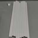 Delamu Cord Hider, 157in Wire Covers for Cords on Wall, Premium Cable Hider Cord Covers for Wires, Cable Management Wire Hiders for TV, Cable Raceway Kit, W0.95 H0.55in, White