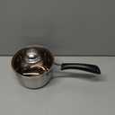 1 Quart Saucepan Small Pot, Stainless Steel Saucepan with Lid, Small Sauce Pan for Home Kitchen Restaurant Cooking, Visible Glass lid & Bakelite Heat-Proof Handles, Dishwasher Safe, 1 Pc