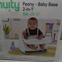 Ingenuity Baby Base 2-in-1 Booster Feeding and Floor Seat with Self-Storing Tray - Peony