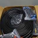 230FT Drip Irrigation System for Garden with 38pcs Adjustable Copper Nozzles & Emitters, Automatic Garden Watering System with 1/2" & 1/4" Tubing for Raised Bed, Yard, Greenhouse, Potted Plants, Lawn