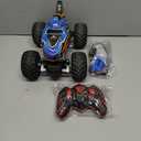 1:16 Remote Control Car, 2.4 GHz All Terrain Remote Control Monster Truck, RC Truck 2 Rechargeable Batteries for 80 Mins Play, Spray Remote Control Car for Boys 8-12 and Girls or Adult, MK724A