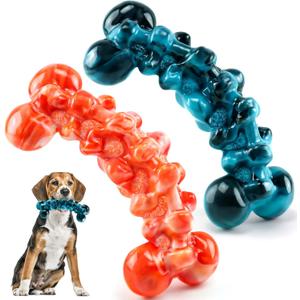 Dog Toys for Aggressive Chewers - Super Chewer Dog Toy for Large Dogs - Durable Tough Chew Toy - Indestructible Dogs Toys for Medium, Large Breed