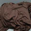 Smiry Spandex Tablecloth 2 Pack, Elastic Fitted Stretch Tablecloth for 8FT Rectangle Tables, Waterproof Washable Table Cover Skirt for Wedding, Banquet & Parties (Coffee, 96Lx30Wx30H Inch)