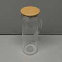hjn Glass Pitcher with Lid Glass Water Carafe with Handle, Fridge Water Jug Cold or Hot Beverages, Iced Tea, Milk, Juice 1500ml/51oz &