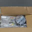 ASGYISA 6-Lights Semi Flush Mount Ceiling Light Fixture Modern Chrome Matte Sputnik Chandelier Farmhouse Ceiling Lighting for Kitchen Bedroom Dining Room Living Room (Silver)