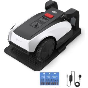 ECOVACS Goat O1000 RTK Care Kit Robotic Lawn Mower with RTK Precision Navigation, No Perimeter Wire, Smart App Control, Auto Mapping, Multi-Zone Management Includes 36 Extra Blades
