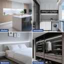 COB LED Strip Light IP67 Waterproof 16.4ft, 6500K Cool White, High Density 2400LEDs, CRI90+, Super Bright Cuttable LED Tape Lighting for Outdoor & Indoor Decorative Lighting