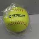 KRTOYUST Softball Ball,11" & 12" Official Size Softballs Great for Practice Training - Comply with Official Size and Weight Standard