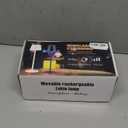 Cordless Table Lamps USB Rechargeable Lamp Simplicity Desk Lamp Built-in 4600 mAh Battery LED Battery Operated lamp with Touch Control Table lamp - Bedroom/Desk/Reading/Patio(2Pcs-Black)