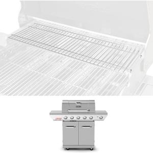 Utheer Stainless Steel Warming Rack for Nexgrill 720-0882A 720-0882 Gas Grill, 28.6" 7.2" Stainless Steel Upper Warming Rack Replacement for Nexgrill 5 Burner Grill