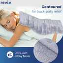 REVIX Extra Large Microwave Heating Pad for Back with Moist Heat, Microwavable Heated Wrap for Full Back, Stomach, Shoulder and Neck,Leg, Support Cold Therapy