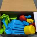 Kids Flower Water Sand Table for Toddlers - 2-Tier Outdoor Water Sand Play Table Toys for Boys Girls, Summer Splash Activity Sensory Table Party Birthday Gift for Kids 3-5 6-12(Blue)