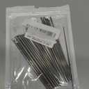 30 Pcs 6 Sizes 1mm, 1.5mm, 2mm, 2.5mm, 3mm, 4mm x Length 100mm (3.93 Inch) 304 Stainless Steel Round Rod, Metal Rod, Metal Solid Shaft Rods for Industry, Metal Working Hobbies and DIY Craft