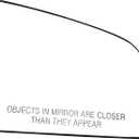 SCITOO Passenger Side Mirror Glass Compatible with 2015-ON For HYUNDAI SONATA W/HEATED Chrome Convex Right Exterior Mirror Glass With Backing Plate RM29756-12P