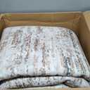 LOONGRUG 10x14 Area Rugs Washable Neutral Modern Living Room Rug Dark Brown