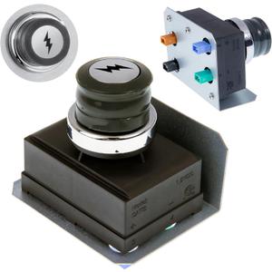 BlueStars 1836-13 7629 Genesis Igniter for Weber Genesis Grill Parts Genesis 300 Series Front-Control Grills 3-Burner Igniter Module Weber 88826 66836 7628 E310 E320 E330 S310 S320 S330 Button Switch