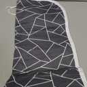 Savuk Ironing Board Cover and Pad Standard Size 15x54 inch Extra Heavy Duty Thick Padding, Heat Reflective, Non Stick Scorch and Stain Resistant (Geometric Grey, 15" x 54")
