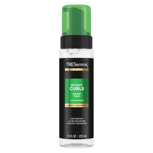 TRESemm Air Dry Foam 1 ct Bouncy Curls Foam for Humidity Protection, with Peptide Blend, 7.5 fl oz