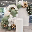 Sage Green Balloons 12 inch, Light Pastel Green Latex Balloon 50pcs Party Balloons for Wedding Bridal Shower Baby Shower Birthday Party Decorations