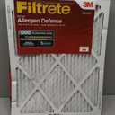 Filtrete 20x25x1 AC Furnace Air Filter, MERV 11, MPR 1000, Micro Allergen Defense, 3-Month Pleated 1-Inch Electrostatic Air Cleaning Filter, 2 Pack (Actual Size 19.688 x 24.688 x 0.84 in)