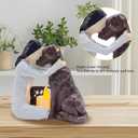 Dog Memorial Gifts, Pet Loss Sympathy Gift,Custom Dog Statue Hand-Sculpted Remembrance Candle Holder to Honor a Beloved Who Passed Away