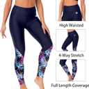 AOBUTE Women Swim Pants UPF 50+ Rash Guard Pants High Waisted Swimming Leggings (S)