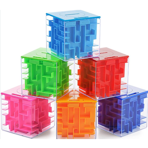 6 Pack Money Maze Puzzle Box for Cash Gift, Fun Ways to Give Money as A Gift, Great for Birthday, Valentine's