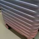 LARVENDER Expandable Carry on Luggage Suitcase with Wheels, Cotton Candy, 3 Piece Set