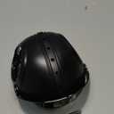 Enjoying Dog Helmet with Silver Lens and Ear Holes, Pet Motorcycle Helmet Dog Hats for 16.5-27.5lbs Small Dogs Cycling/Driving/Walking