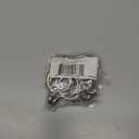 Rod Desyne 10 Count Eyelet Curtain Rings, 1-Inch, Satin Nickel